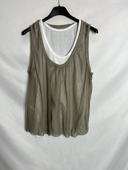 OTHERS. YOUR(s) Double Textured Top