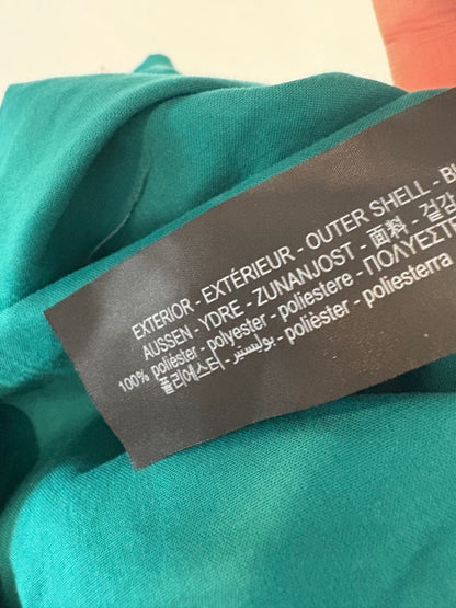 ZARA. Turbante flores verde