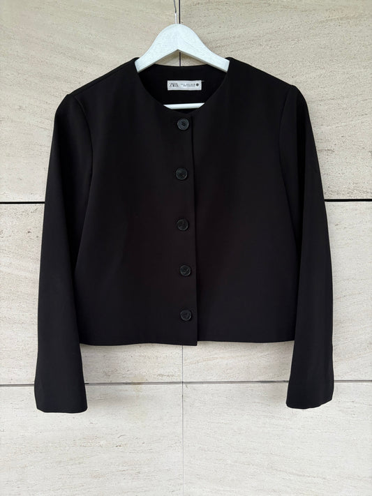 WINDSOR. Navy blue cashmere blazer. T 38