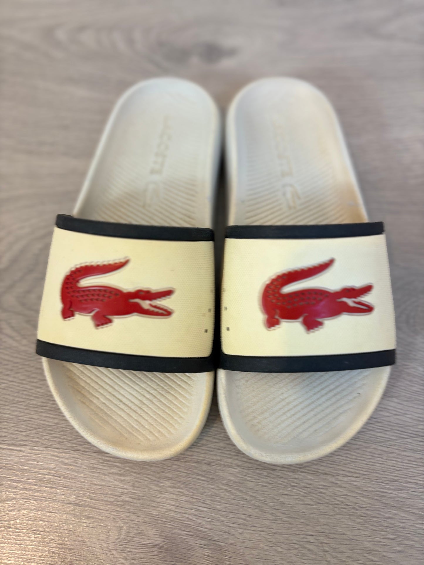 LACOSTE . Chanclas logo. T 38