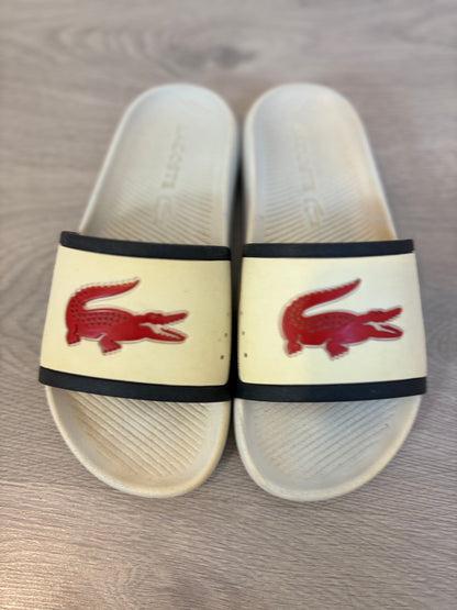 LACOSTE . Chanclas logo. T 38