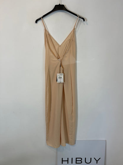 ZARA. Beige Ts slip dress