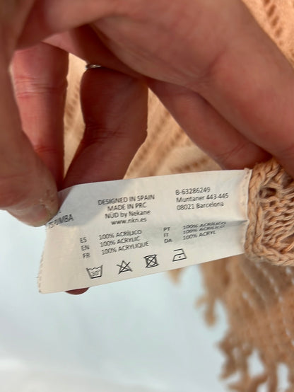 NÜD BY NEKANE. Top rosa croché Tm/l