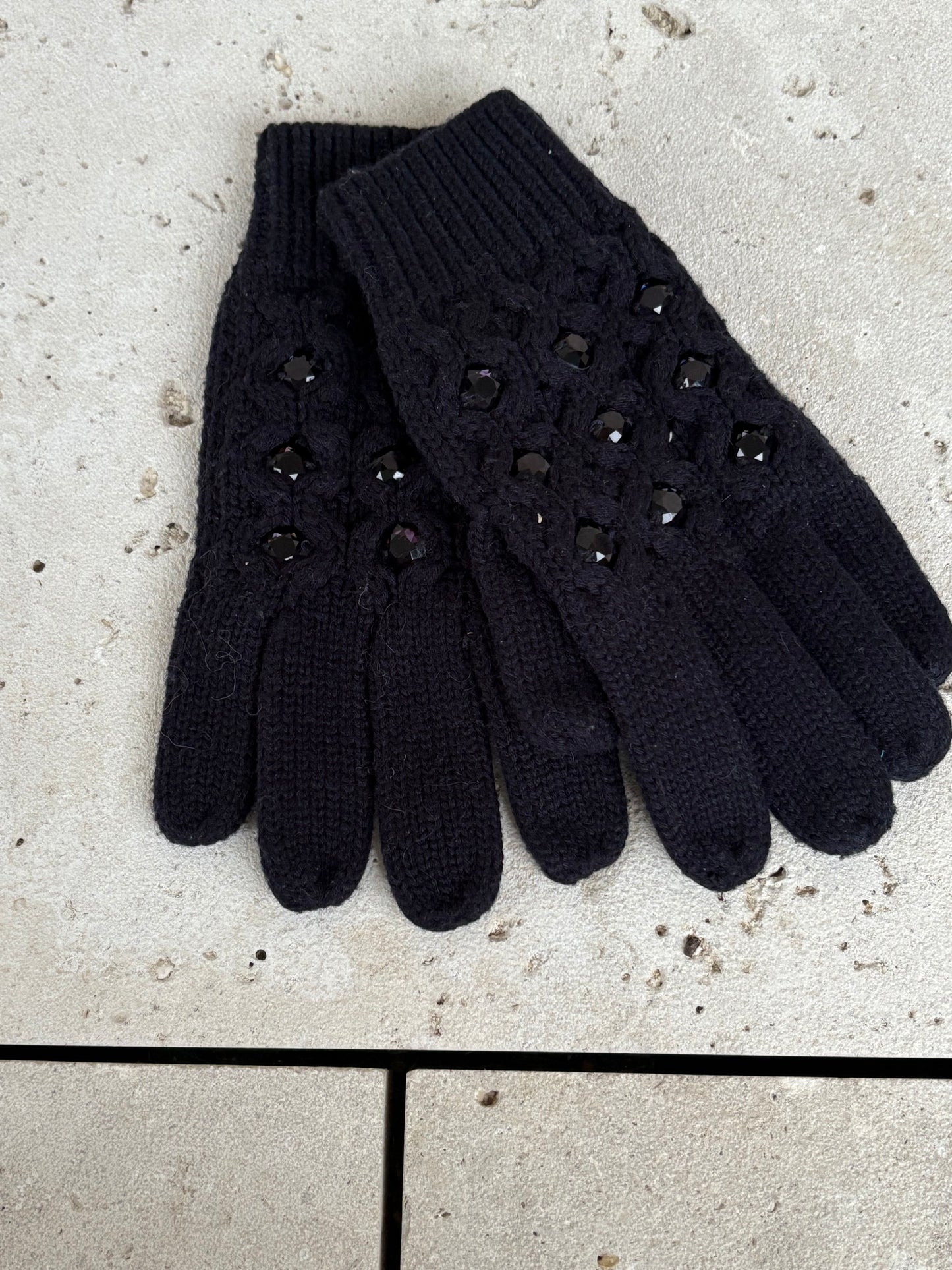 SANDRO. Guantes lana detalles