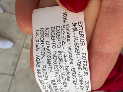 ZARA. Vestido largo halter estamapdo