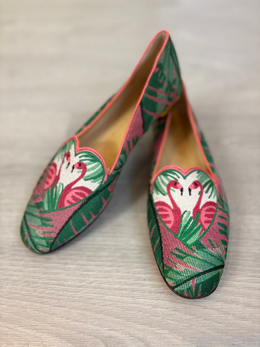 CHARLOTTE OLYMPIA. Zapato smoking siippers flamencos