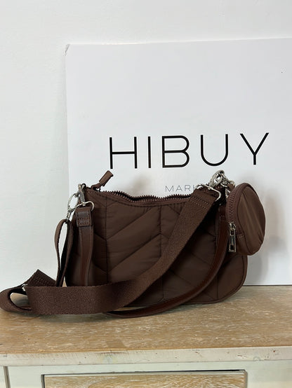 PRIMARK. Bolso marrón guateado