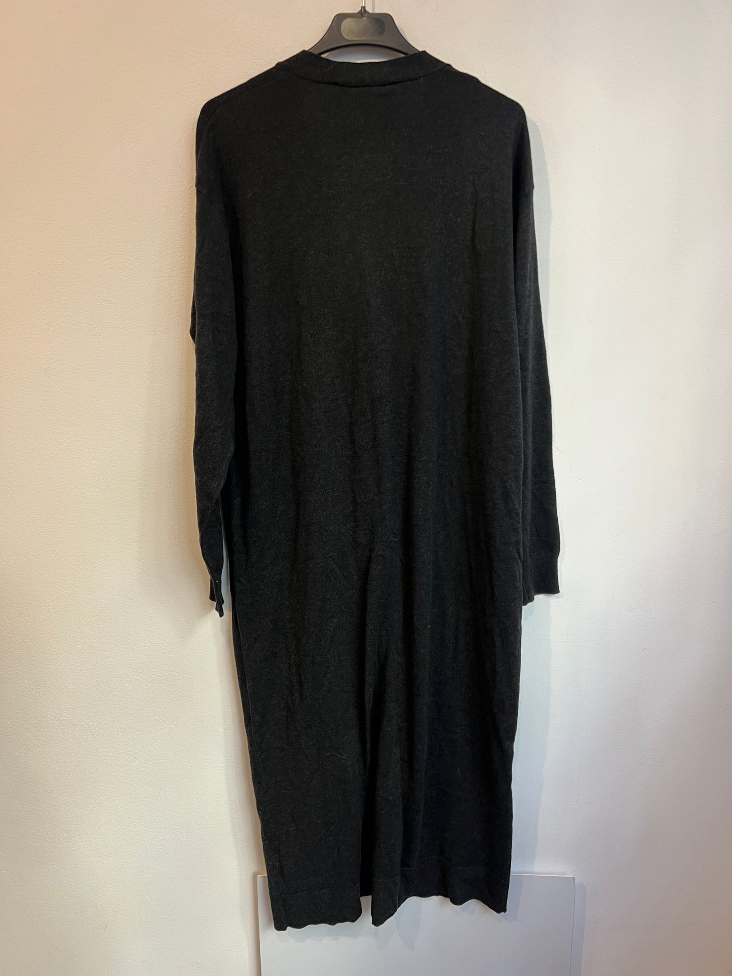 ZARA. Charcoal gray knit cardigan/dress. TS