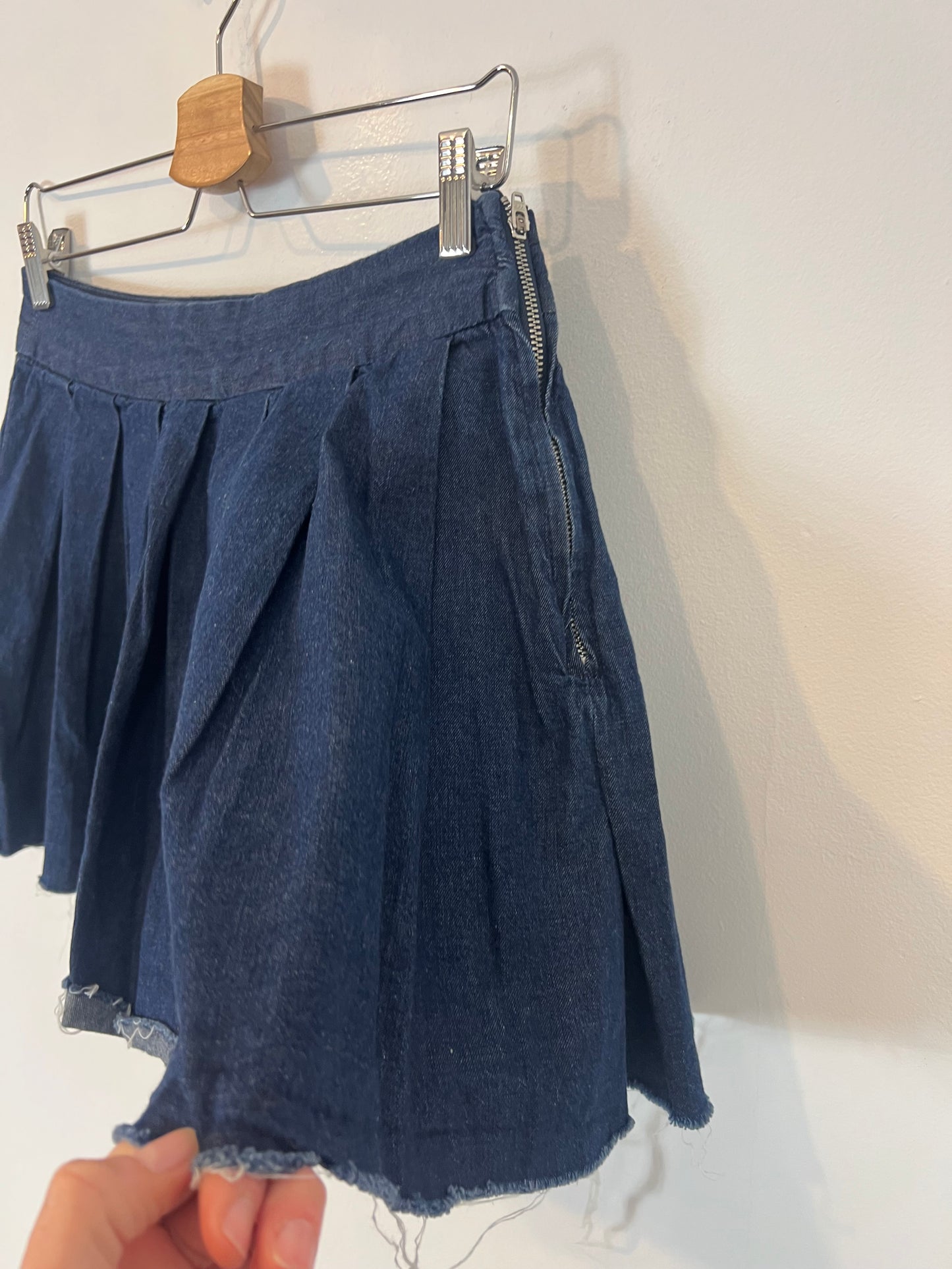 ZARA. Falda denim tablas T.m
