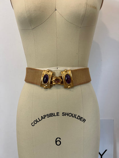 OTHERS. Golden sash with stones