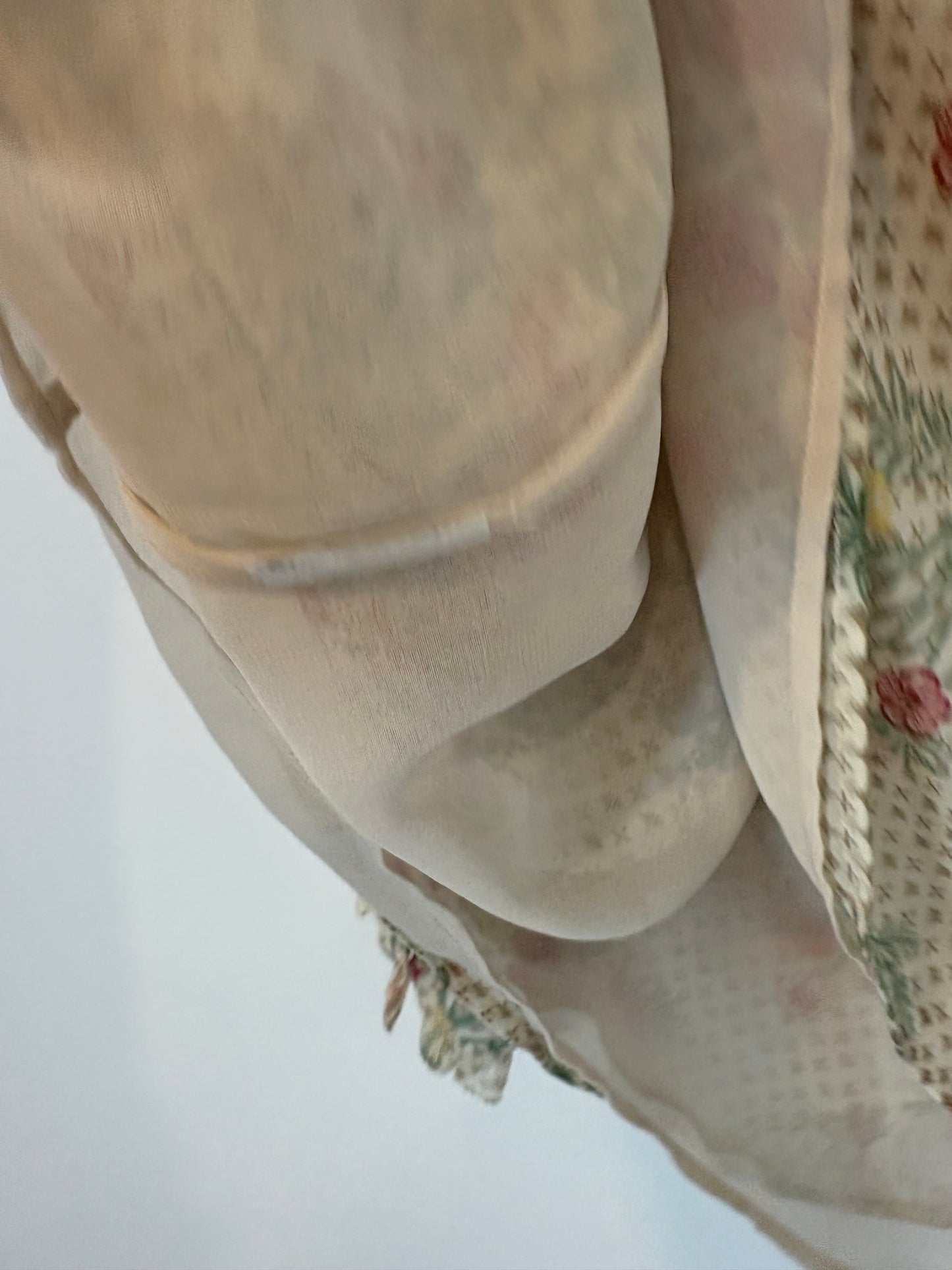 INTROPIA. Blusa gasa estampada. T XS (S/m)