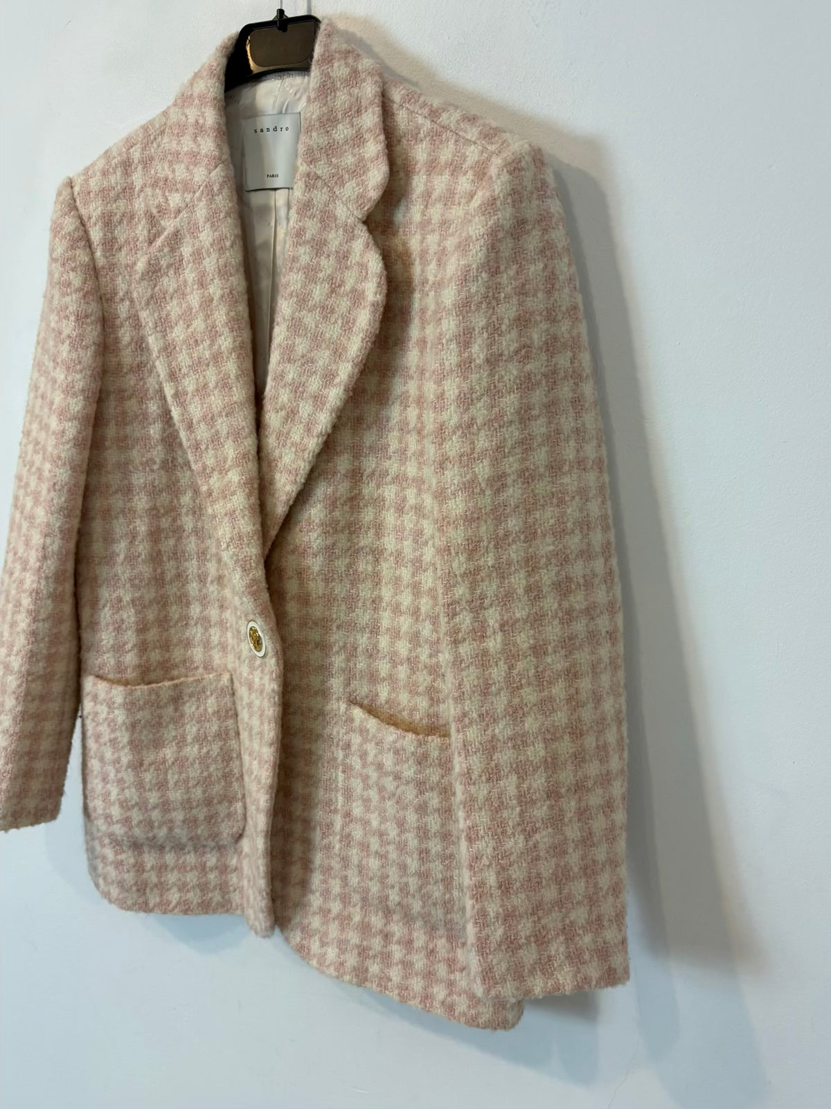 Blazer tonos pastel lana