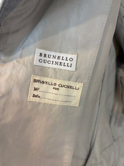 BRUNELLO CUCINELLI. Gabardina beige capucha .