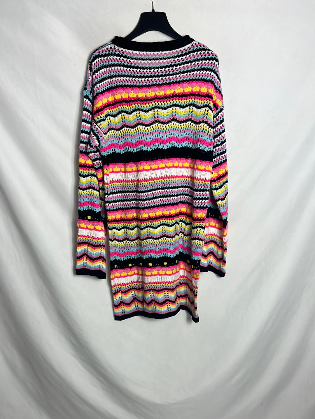 OTRAS. Vestido punto multicolor. T S/M