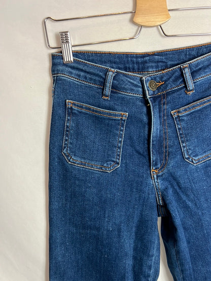 LLOYD’S. Denim estilo retro elastico. T 36