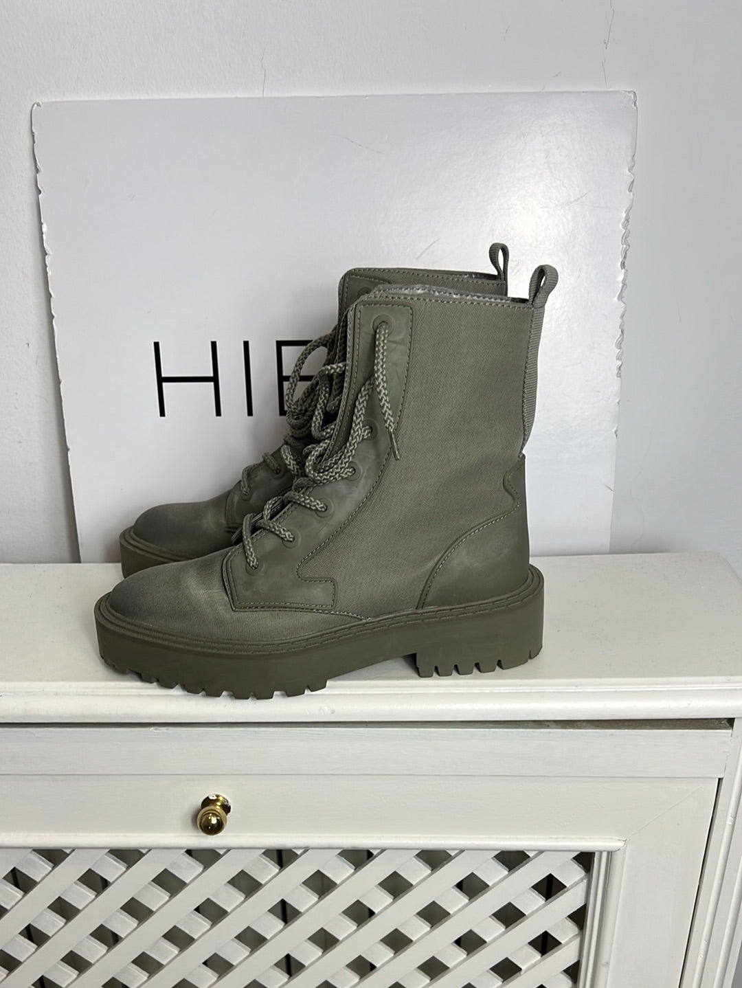 Botines verde cordones – Hibuy market
