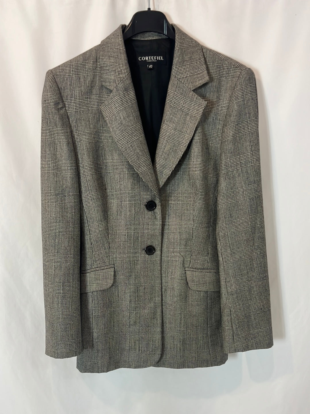 CORTEFIEL. Blazer bicolor para de galloT.40