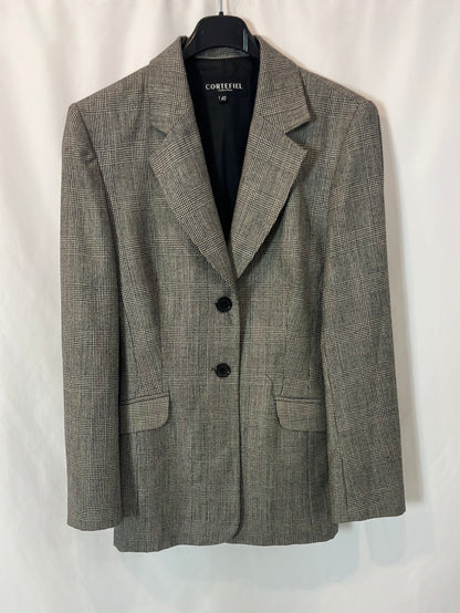 CORTEFIEL. Blazer bicolor para de galloT.40