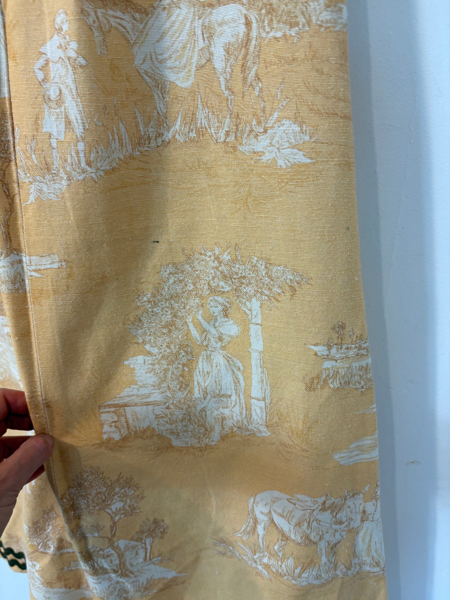 Falda midi estampada