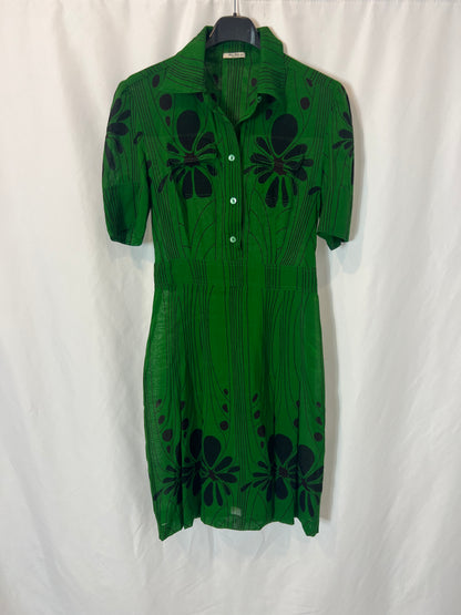 MIU MIU. Short green dress size 40