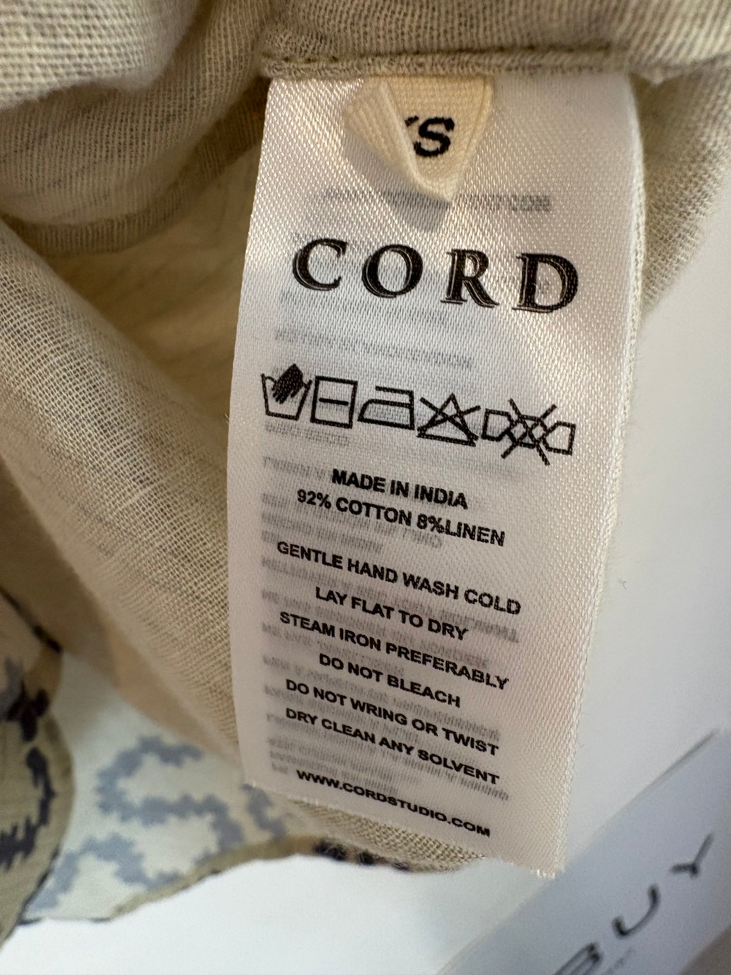 CORD. Blusa volumen estampada