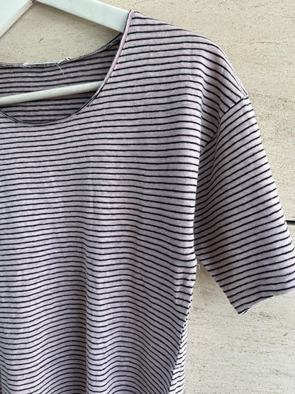 ISABEL MARANT ETOILÉ. Camiseta rayas lino T.s