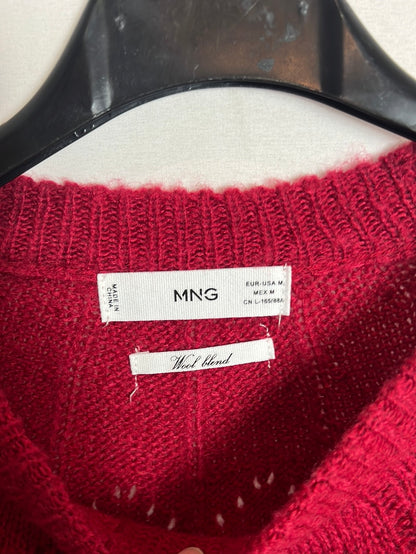 MANGO. Jersey rojo oscuro. T M