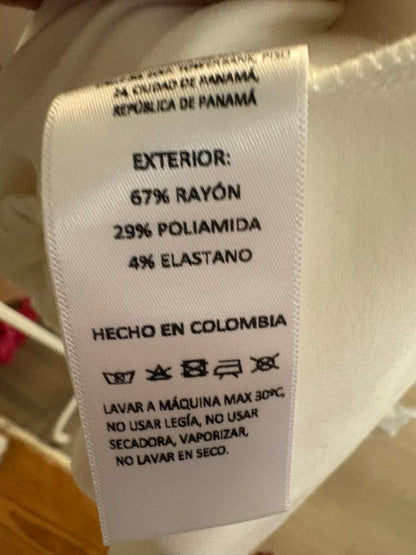 PADOVA. Top blanco volumen