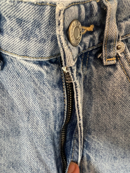 ZARA. Denim pata ancha claro. T 34