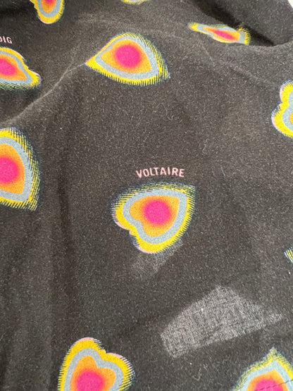 ZADIG&amp;VOLTAIRE. T.xs asymmetrical printed top