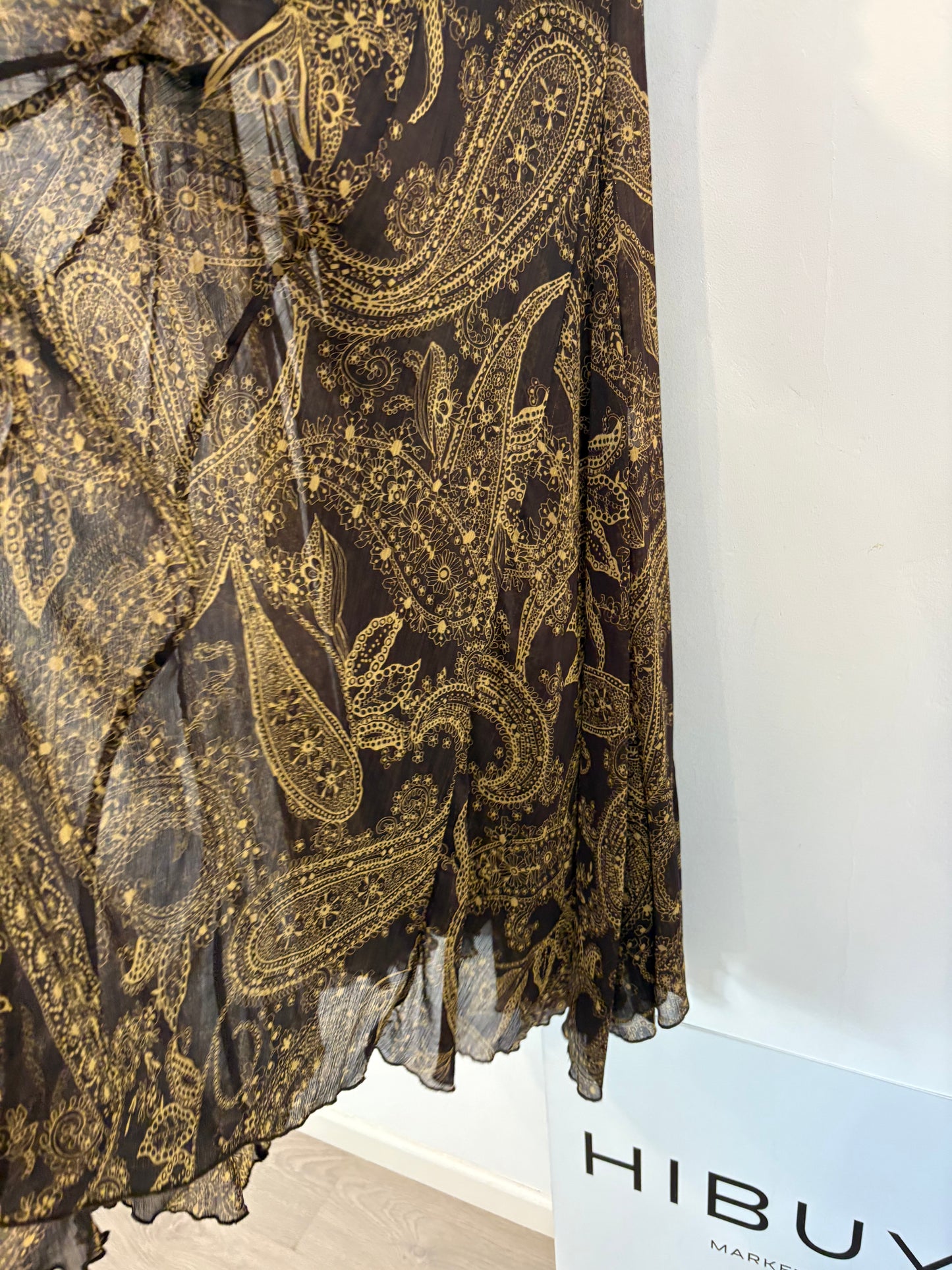 ZARA. Falda larga vaporosa