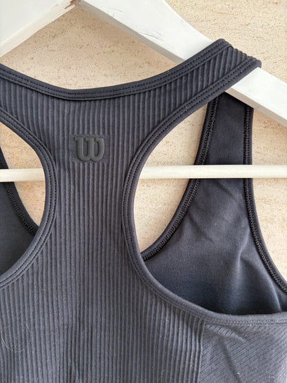 WILSON. Top negro deportivo elástico. T S