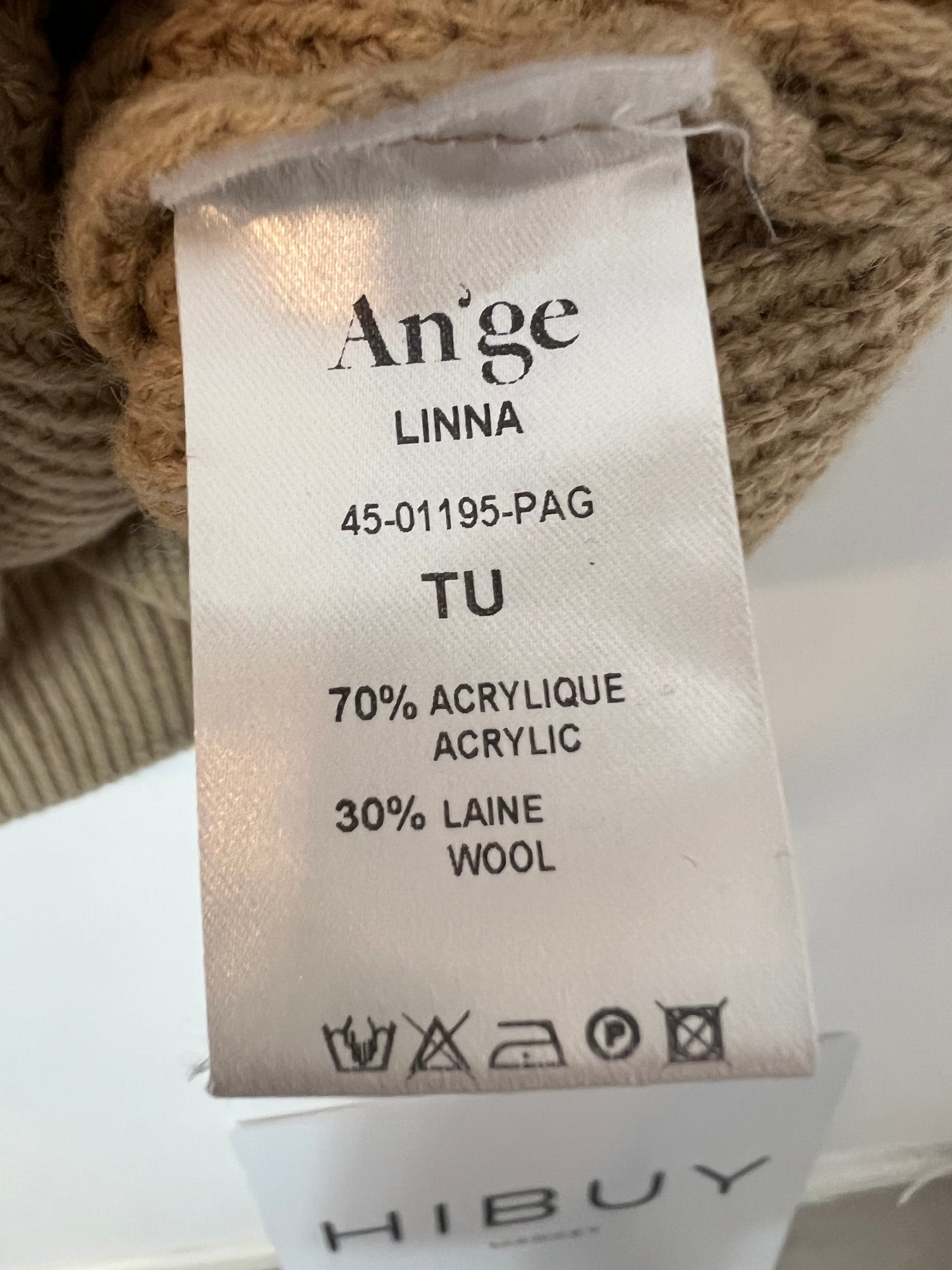 AN'GE. Jersey sin mangas cremallera Tu(m/l)