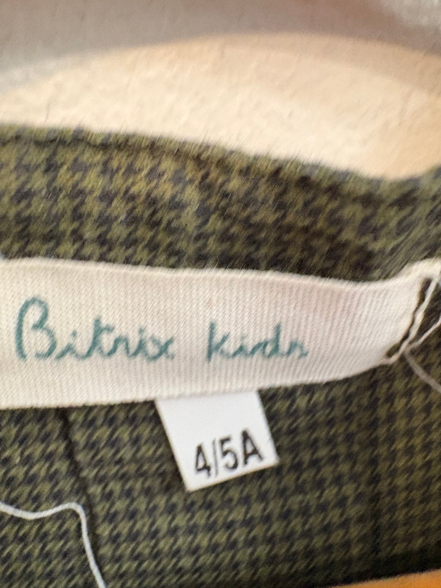 BITRIX KIDS. Camisa niño verde mao. T 4-5 años