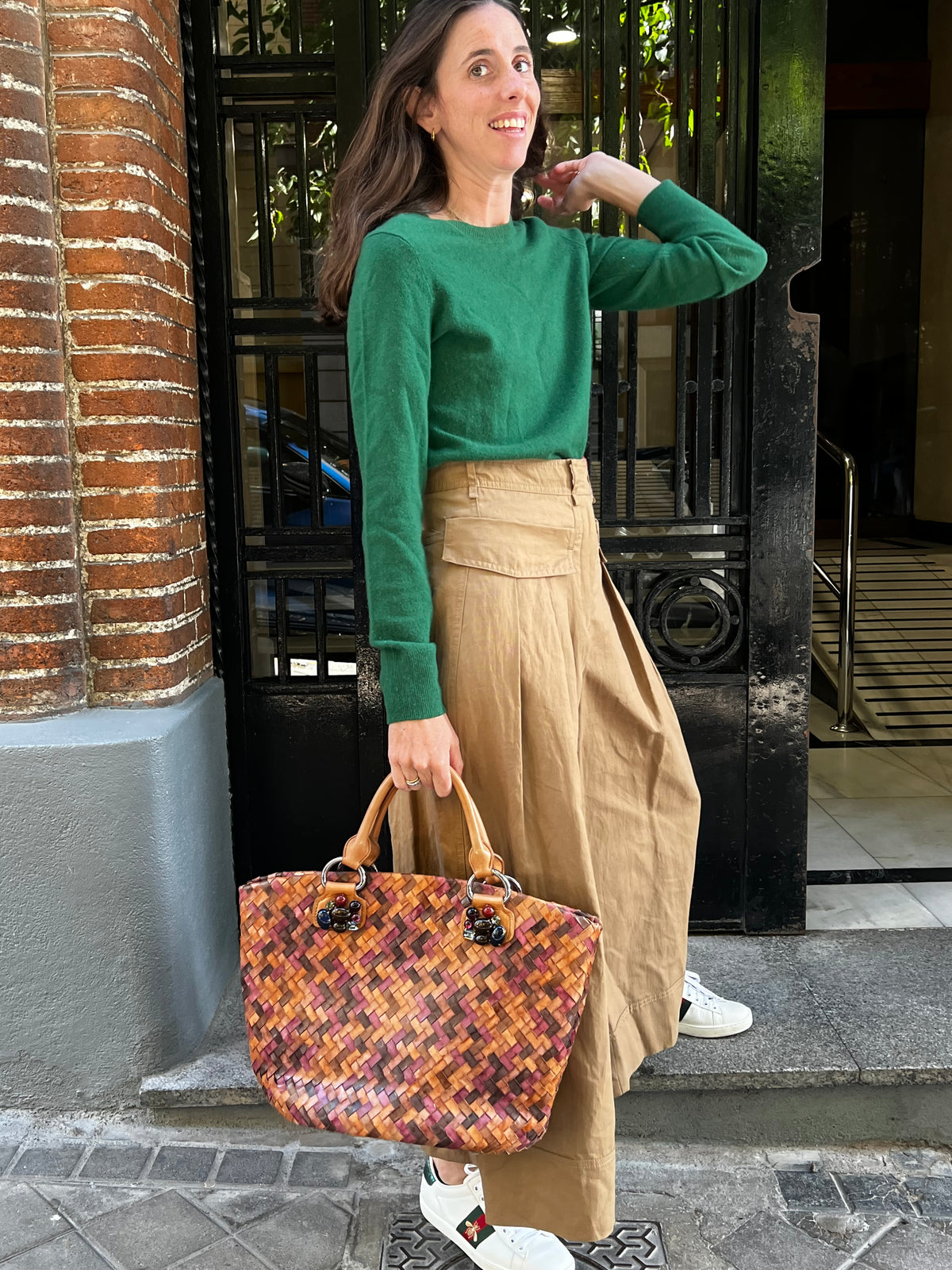 FROM FUTURE. Jersey cashmere verde