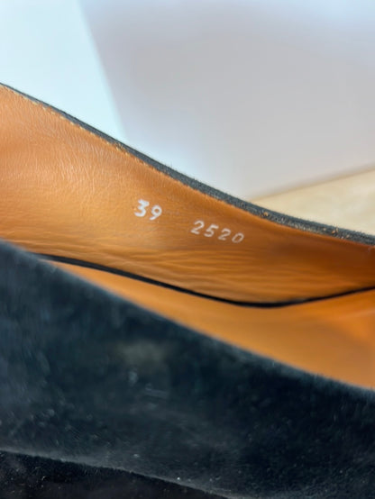 CLERGERIE. Sandalias plataforma negros T.39