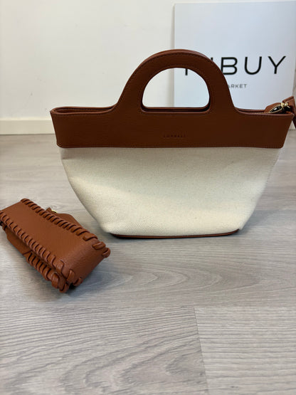 LONBALI. Bolso doble textura