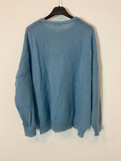 MASSCOB. Jersey azul  claro lana. T 1 (S)