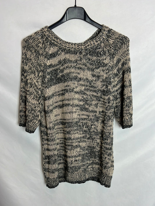 MASSIMO DUTTI. Marbled knit top. TM