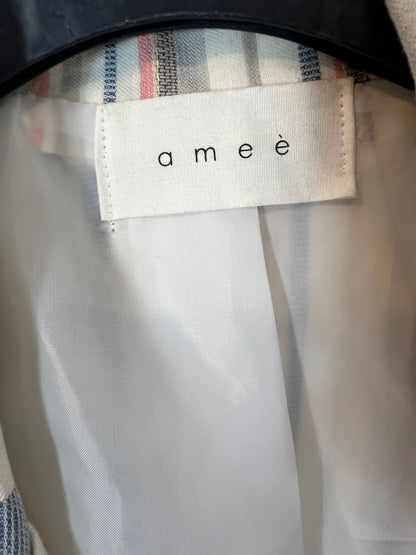 AMEÉ. Striped blazer with linen. TM