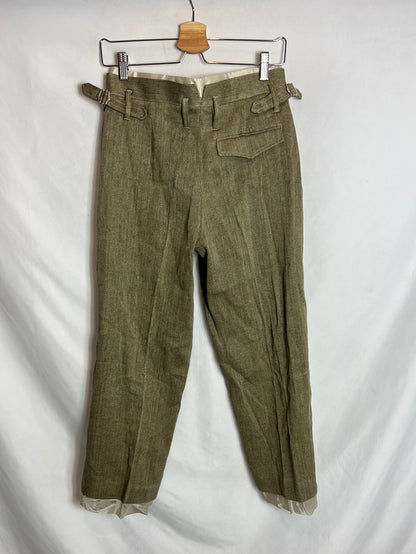 ZARA. Total look verde jaspeado. T XS