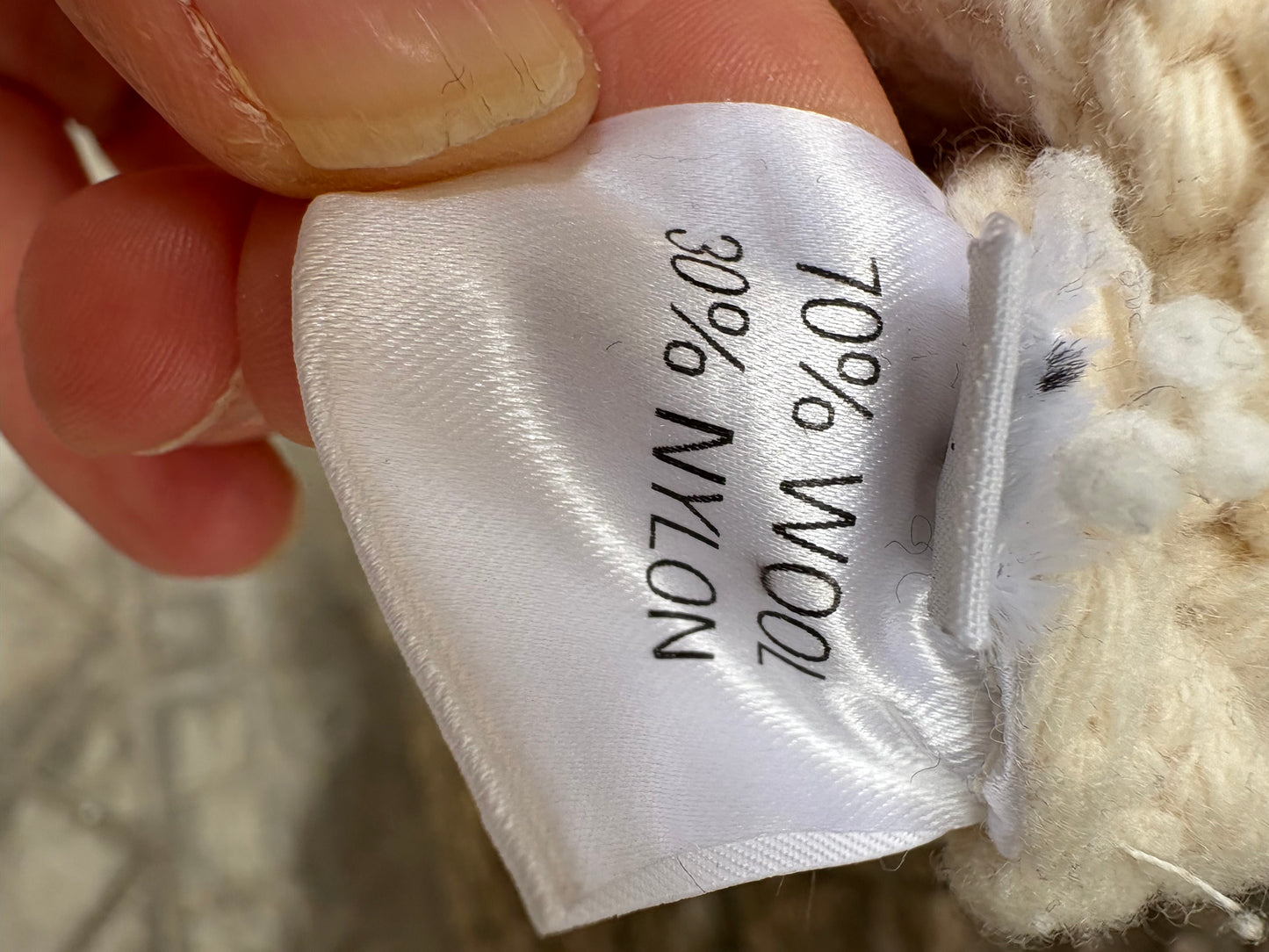 IMAN. White ribbed top Tm