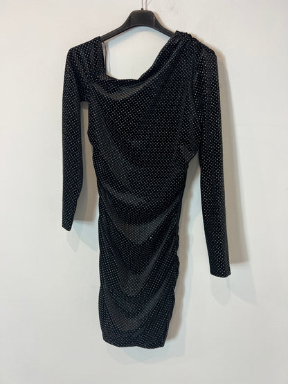 ZARA. Vestido corto tachuelas. T S