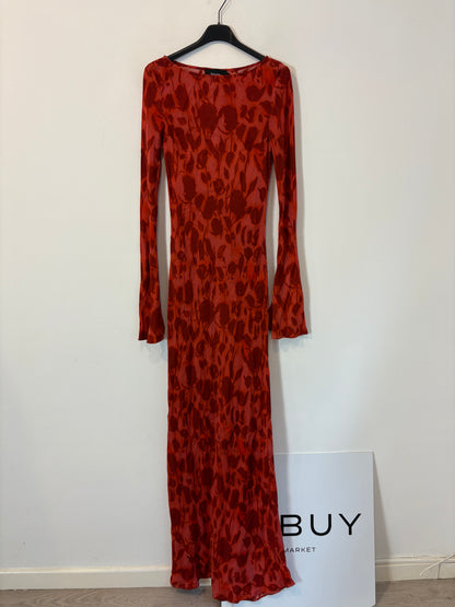 RÉALISATION. Vestido largo seda modelo THE GIA. T S