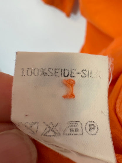 JIL SANDER. Blusa cruzada seda