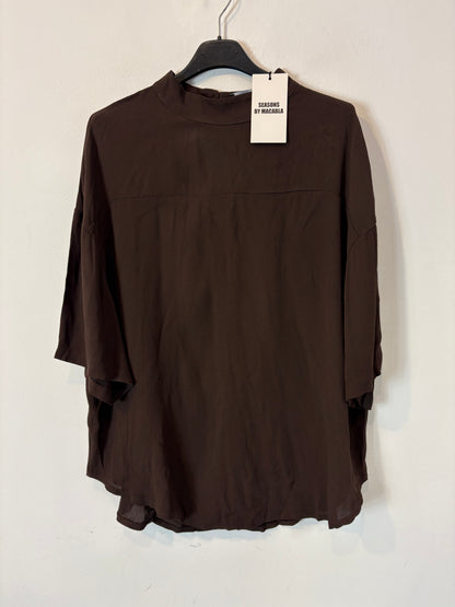 SEASONS. Blusa marrón fluida