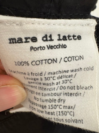 MARE DI LATTE. Pantalón pinzas textura