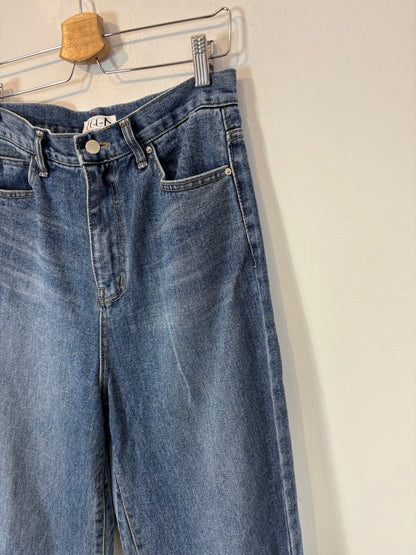 ZARA. Flowy green trousers T.xs