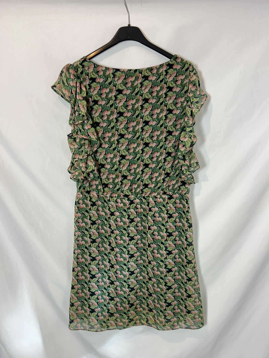 BDBA. Short floral print dress. TS