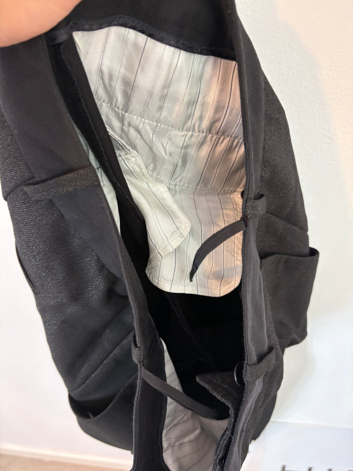 ZADIG&VOLTAIRE. Pantalón negro pizas abotonado 38